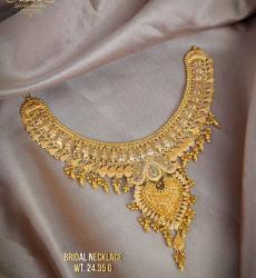 21k Hallmark Bridal Gold Necklace