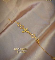 916 Gold Fancy Butterfly Bracelet