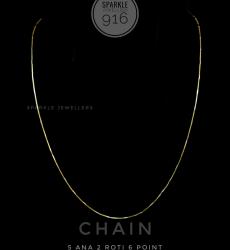 22K Yellow Gold Chain