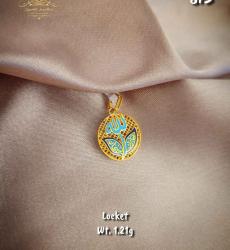 Stylish Allah 22k Gold Pendant