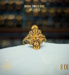 Stunning 21k Gold Bridal Ring