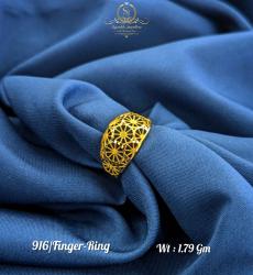 22k Gold Charming Finger Ring