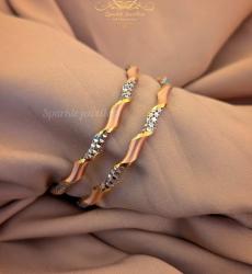 Exclusive 22 Carat Fancy Gold Bangles