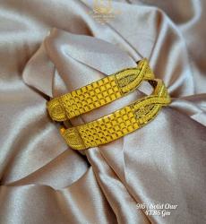 Luxury Gold Solid Churi Bangles