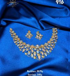 Bridal Eleagnt Gold Jewelry Set