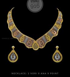 22k Gold Necklace Sets