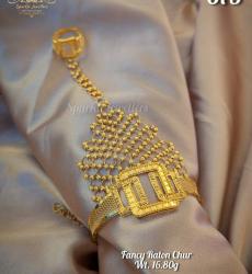 Luxurious 21k Gold Fancy Raton Chur
