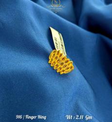 Luxury Finger Ring 22k Gold