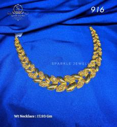 22K Gold Attractive Dubai Necklace