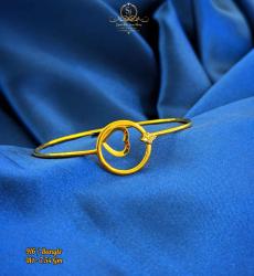 Elegant 22K Gold Fancy Ledies Bangle