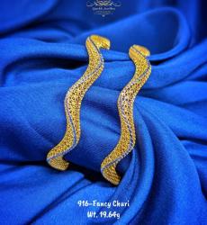 Beautifull 22k Gold Waves Fancy Churi