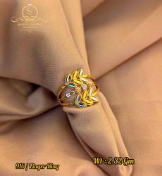22k Gold Attractive Finger Ring